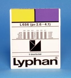 L656 LYPHAN Streifen pH 2,6 bis 4,1