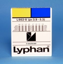  L662-8 - LYPHAN Streifen pH 3,9 bis 5,3 