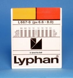 L667-8 - LYPHAN Streifen pH 6,6 bis 8,0