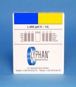 L695 LYPHAN Streifen pH 9,0 bis 14,0