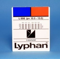 L698 LYPHAN Streifen pH 10,5 bis 13,0